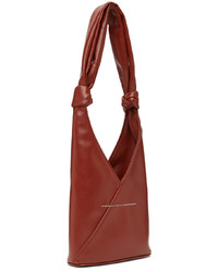 MM6 MAISON MARGIELA Red Faux Leather Messenger Bag