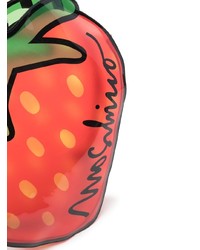 Moschino Strawberry Shaped Logo Shoulder Bag
