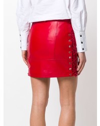 Manokhi Short Zipped Skirt