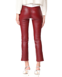 Helmut Lang Straight Leather Pants