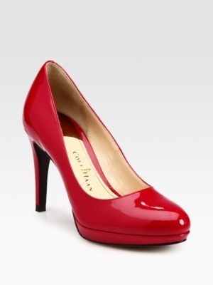 cole haan red pumps