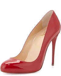 Christian Louboutin Dorissima Patent Red Sole Pump Red