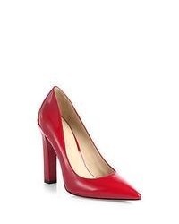 Elizabeth and James E Vino Patent Leather Pumps Red