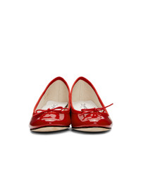 Repetto Red Patent Ballerina Heels