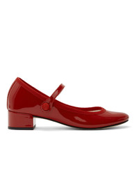 Repetto Red Patent Mary Jane 30 Heels