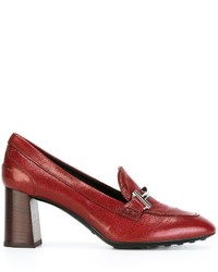 Tod's Horsebit Loafer Style Pumps
