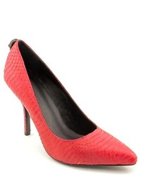 Zadig & Voltaire Stellato Red Leather Pumps Heels Shoes Eu 40