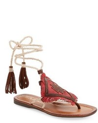 Matisse Bronte Tassel Lace Up Sandal