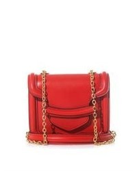 Alexander McQueen Heroine Mini Leather Shoulder Bag