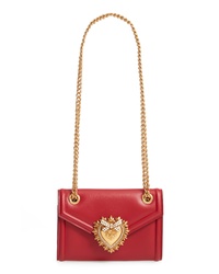 Dolce & Gabbana Micro Devotion Leather Crossbody Bag