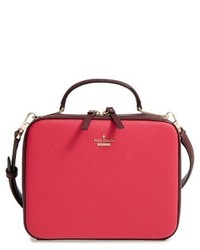Kate Spade New York Cameron Street Casie Leather Top Handle Satchel Red