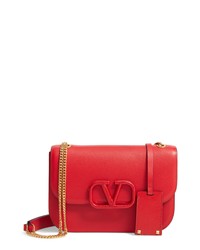 Valentino Garavani Small Vlock Chain Calfskin Shoulder Bag