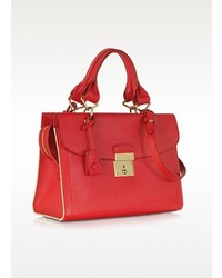 Marc Jacobs The Mini 54 Flame Red Leather Handbag