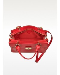 Marc Jacobs The Mini 54 Flame Red Leather Handbag