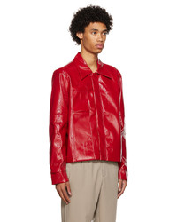 Luar Red Paneled Jacket