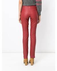 Lilly Sarti Leather Skinny Trousers