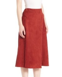 ADAM by Adam Lippes Adam Lippes A Line Leather Skirt