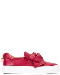 Buscemi Bow Detail Slip On Sneakers