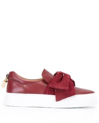 Buscemi Bow Slip On Sneakers