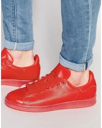 adidas Originals Stan Smith Adicolor Sneakers In Red S80248