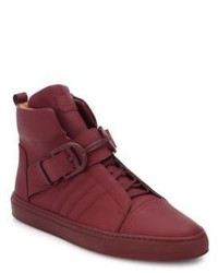 Bally Ankle Length Leather Sneakers