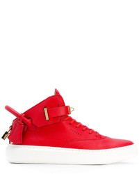 Buscemi Ankle Strap Hi Top Sneakers