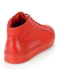 Prada Mid Top Clean Rubber Sneakers
