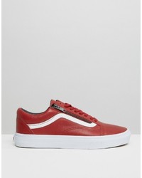 jeans vans rojas