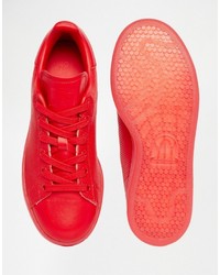 adidas Originals Stan Super Color Scarlet Red Sneakers