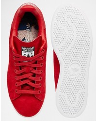adidas Originals X Rita Ora Red Stan Smith Sneakers