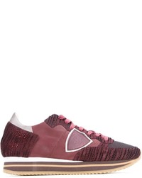 Philippe Model Applique Lace Up Sneakers