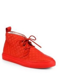 Del Toro Quilted Leather Chukka Sneakers