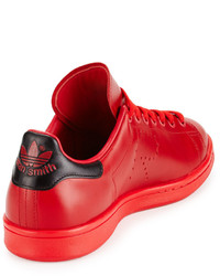 Stan Smith Leather Sneaker Red