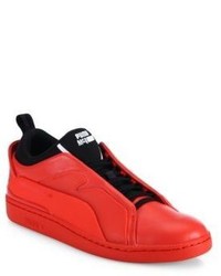 Puma Two Toned Leather Sneakers