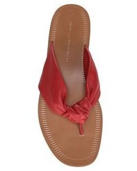 Diane von Furstenberg Etna Leather Thong Sandals