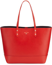 Cole Haan Beckett Leather Tote Bag Fiery Red