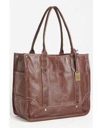 Frye Campus Leather Shopper Brown