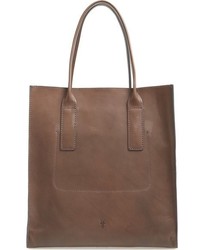 Frye Casey Leather Tote Grey