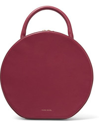 Mansur Gavriel Circle Leather Tote Claret