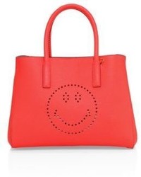 Anya Hindmarch Ebury Small Smiley Leather Tote
