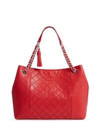 Tory Burch Fleming Distressed Leather Tote