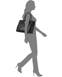DKNY Gramercy Shiny Croco Work Shopper