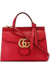 Gucci GG Marmont Red Leather ref.136006 - Joli Closet