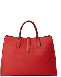 Gucci Jackie Soft Medium Tote Bag Red
