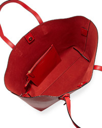 Saint Laurent Large Shopping Tote Bag Redblack