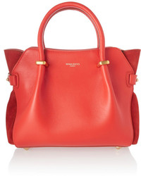 Nina Ricci Le March Small Leather And Suede Tote