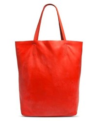 Merona Leather Slouchy Tote Handbag