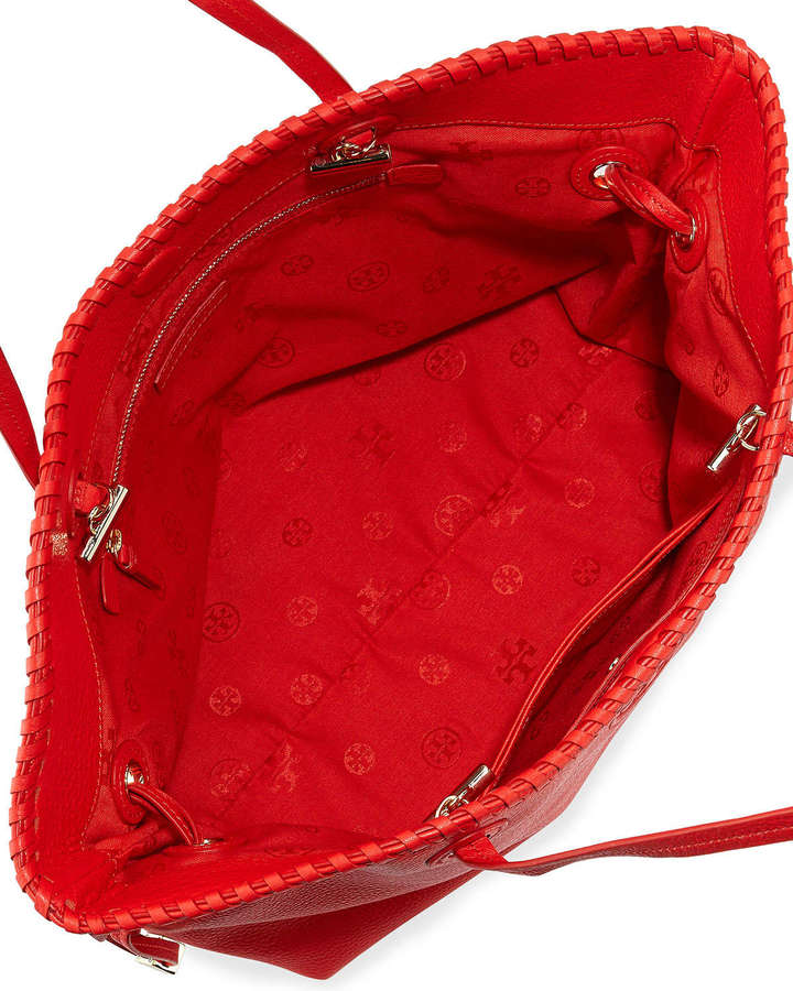 Tory Burch Marion East West Slouchy Tote Bag Massai Red, $495 | Neiman  Marcus | Lookastic