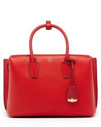 MCM Medium Milla Leather Tote