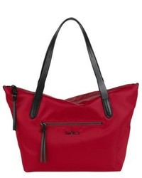 Cole Haan Parker Nylon Leather Small Shopper Tote Bag